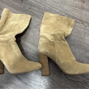 🔥🔥FIRE SALE 🔥🔥Banana Republic suede high heel nude slouchy boot